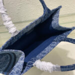 Christian Dior Small Dior Book Tote Blue